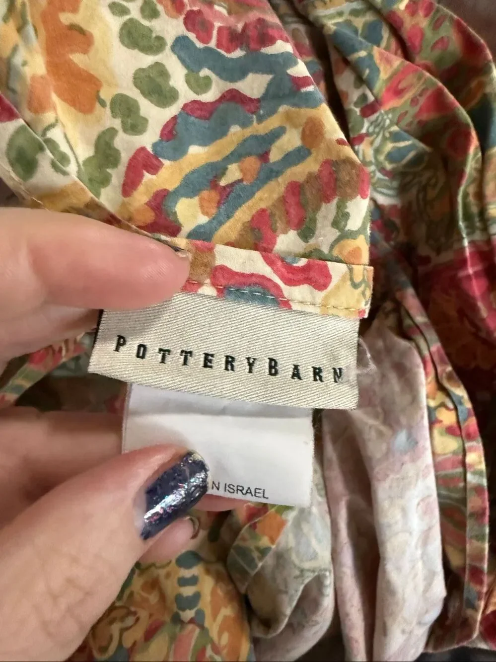 Pottery Barn Rosalie Warm Paisley king Duvet Cover Plus one EURO Sham